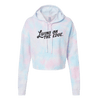 Living On The Edge Cotton Candy Hooded Crop