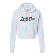 Living On The Edge Cotton Candy Hooded Crop - Adults Skate Too LLC