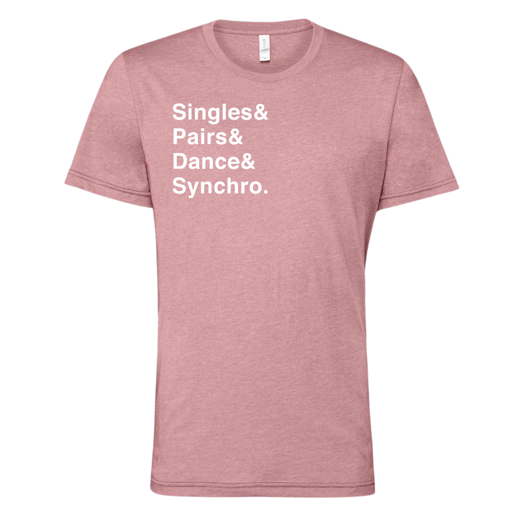[VAULT] Singles & Pairs & Dance & Synchro. T-Shirt