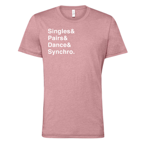[VAULT] Singles & Pairs & Dance & Synchro. T-Shirt
