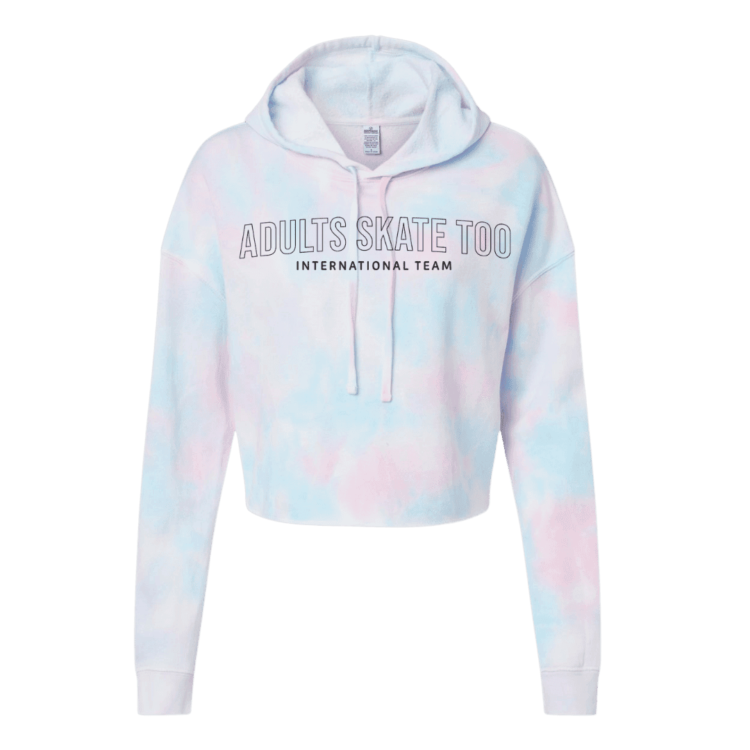 International Team Cotton Candy Hooded Crop - Adults Skate Too LLC