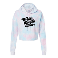 World's Okayest Skater Cotton Candy Hooded Crop