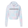 Hashtag Cotton Candy Hooded Crop