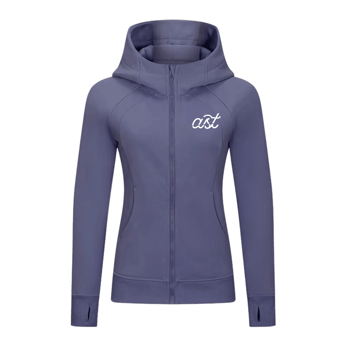 AST Women's Fleece Scuba Dupe Zip Up Hoodies - Adults Skate Too LLC