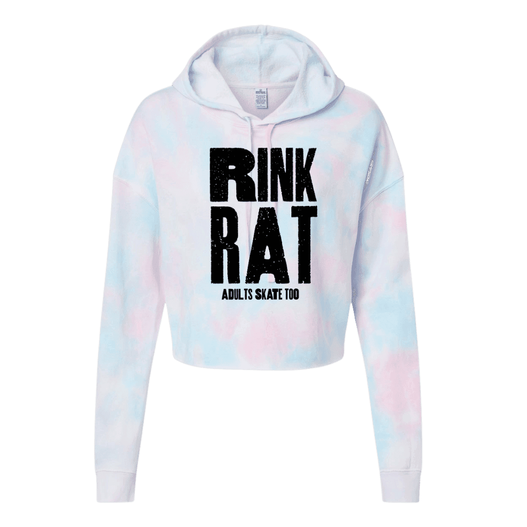 Rink Rat Cotton Candy Hooded Crop - Adults Skate Too LLC