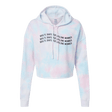 Lifelong Member Cotton Candy Hooded Crop - Adults Skate Too LLC