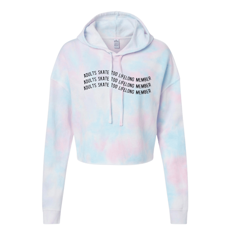 Lifelong Member Cotton Candy Hooded Crop