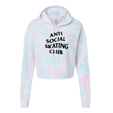 Anti Social Skating Club Cotton Candy Hooded Crop - Adults Skate Too LLC