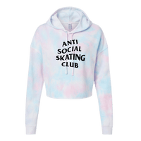 Anti Social Skating Club Cotton Candy Hooded Crop
