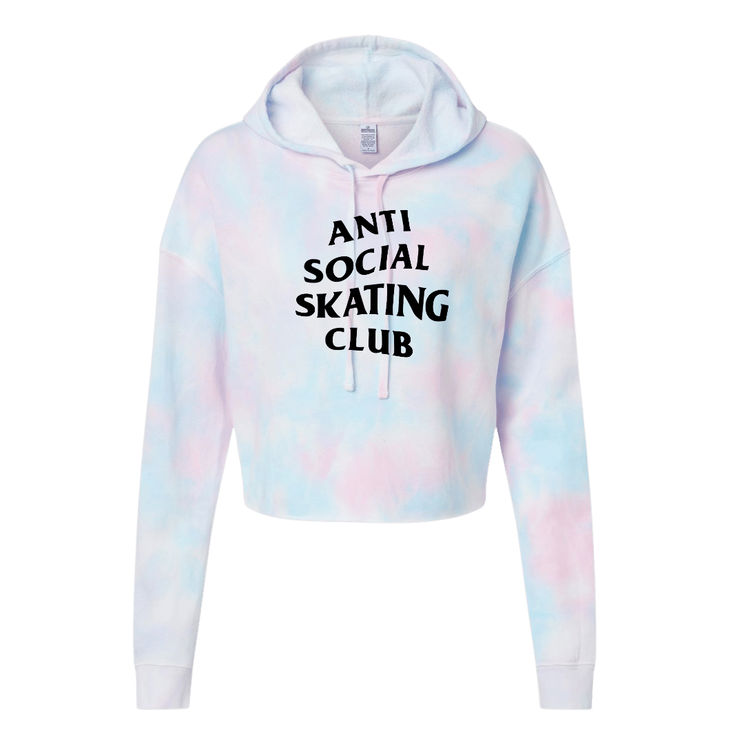 Anti Social Skating Club Cotton Candy Hooded Crop
