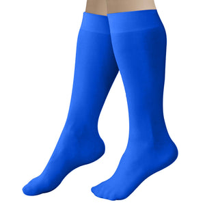 CRS Cross Figure Skate Socks (2 Pair) - Knee High Tights For Skating