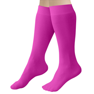 CRS Cross Figure Skate Socks (2 Pair) - Knee High Tights For Skating