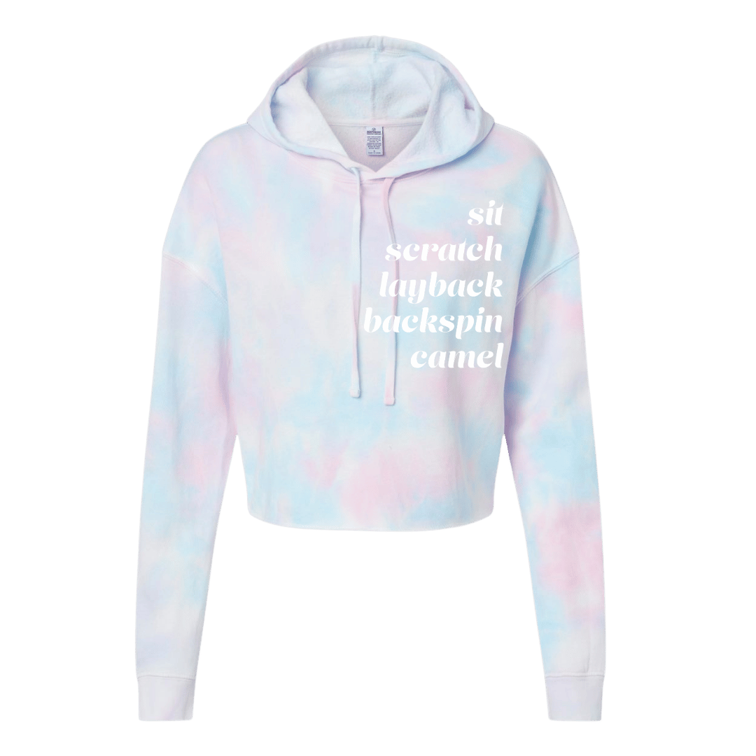 Spins Cotton Candy Hooded Crop