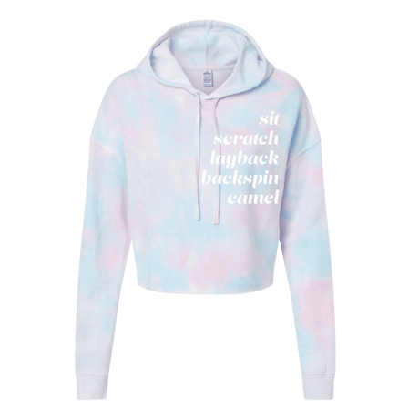 Spins Cotton Candy Hooded Crop - Adults Skate Too LLC