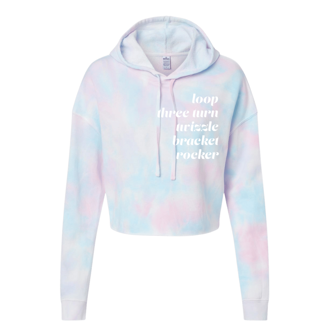 Moves Cotton Candy Hooded Crop