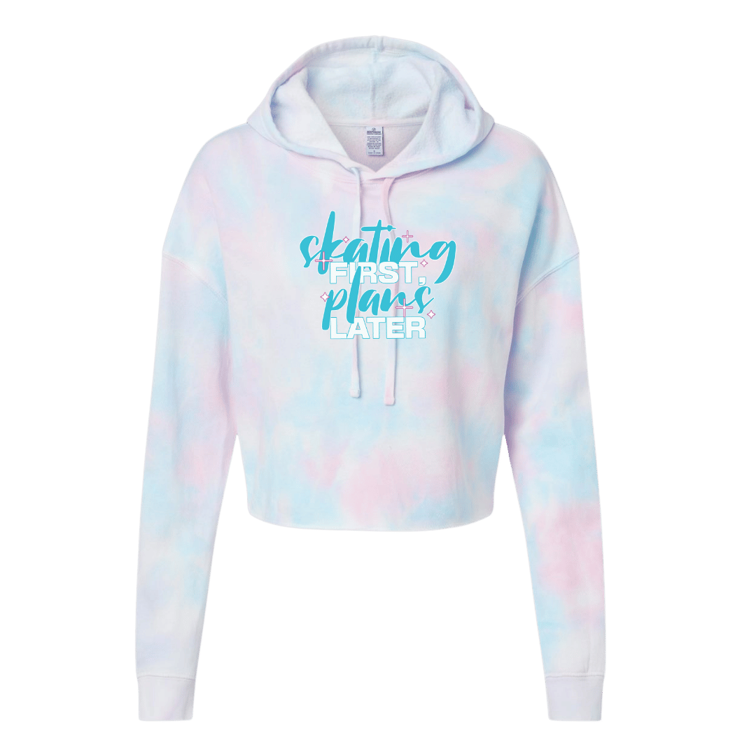 Skating First Cotton Candy Hooded Crop