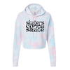 Skaters Gonna Skate Cotton Candy Hooded Crop