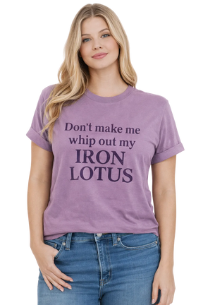 Iron Lotus Chameleon Purple Tee - M - OneofOne