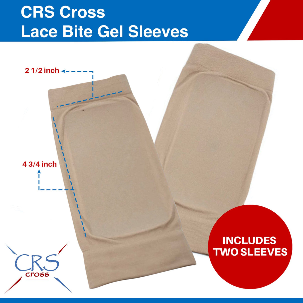 CRS Cross Lace Bite Gel Pads