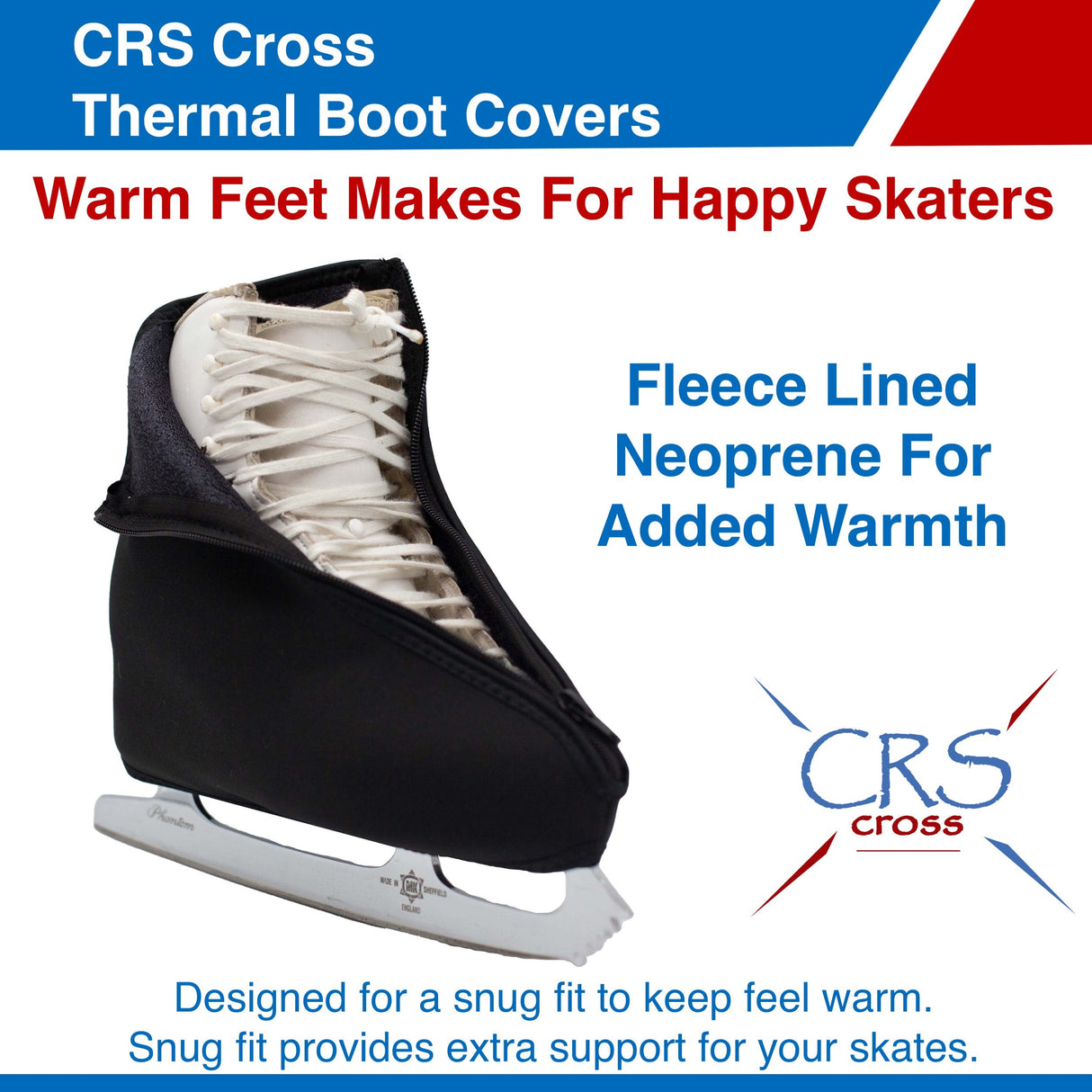 CRS Cross Thermal Skate Boot Covers - Insulated Warm Skate Covers
