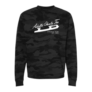 Athletic Club Camo Sweatshirt - Adults Skate Too LLC