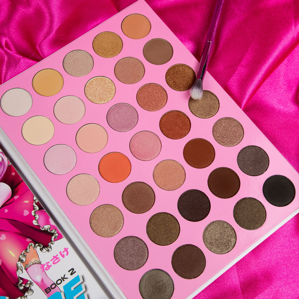 Manga Anime Makeup 35 Eyeshadow Palette Book 2