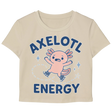 Axelotl Energy Women's Baby Tee - Adults Skate Too LLC