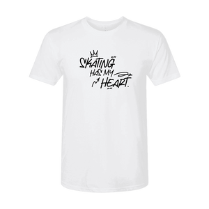 Skating Has My Heart T-Shirt - Adults Skate Too LLC