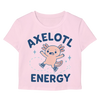 Axelotl Energy Women's Baby Tee - Adults Skate Too LLC