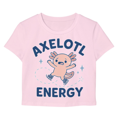 Axelotl Energy Women's Baby Tee - Adults Skate Too LLC