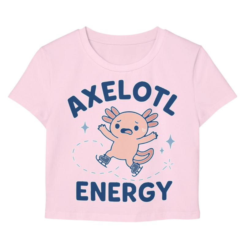 Axelotl Energy Women's Baby Tee - Adults Skate Too LLC