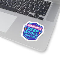 Warning: Deep Edges Ahead Stickers - Adults Skate Too LLC