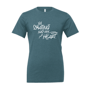 Skating Has My Heart T-Shirt - Adults Skate Too LLC