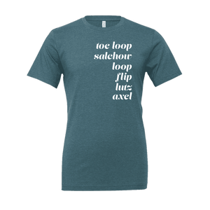 Jumps T-Shirt - Adults Skate Too LLC