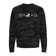 Emoji Camo Sweatshirt - Adults Skate Too LLC