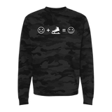 Emoji Camo Sweatshirt - Adults Skate Too LLC