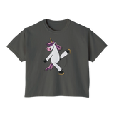 Skating Unicorn Women's Boxy Tee