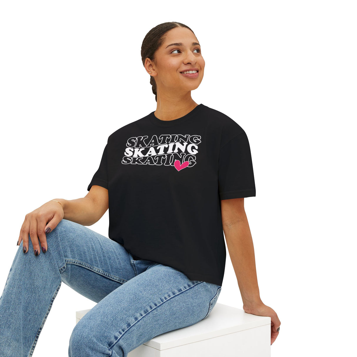 Skating Vibes Women's Boxy Tee - Adults Skate Too LLC