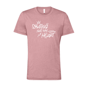 Skating Has My Heart T-Shirt - Adults Skate Too LLC