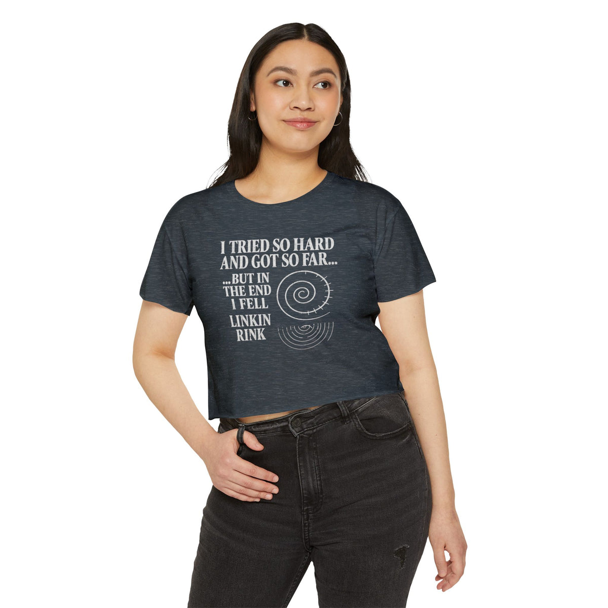 Linkin Rink Festival Crop Top - Adults Skate Too LLC