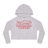 Skater Things Cropped Hooded Sweatshirt - Adults Skate Too LLC