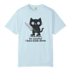 Knife Shoes Cat T-Shirt