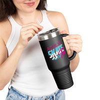 Retro Insulated Travel Mug, 40oz