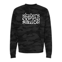 Skaters Gonna Skate Camo Sweatshirt