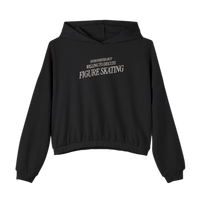 Introverted but Willing to Discuss Skating Cinched Hoodie - Adults Skate Too LLC