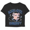 Axelotl Energy Women's Baby Tee - Adults Skate Too LLC