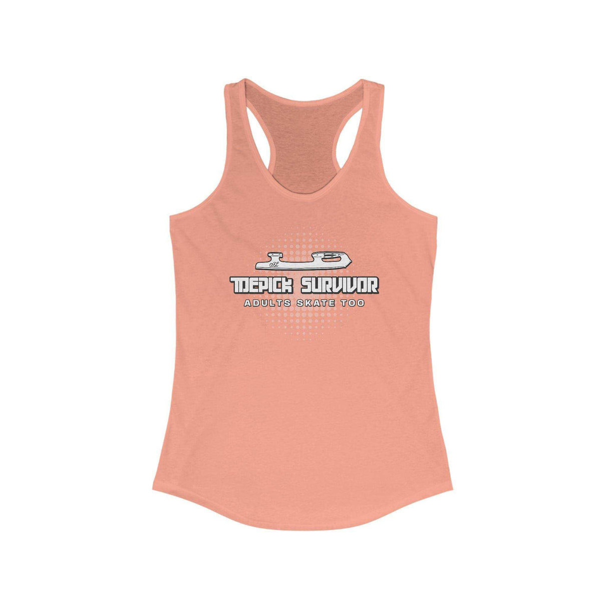 Toepick Survivor Women's Racerback Tank - Adults Skate Too LLC