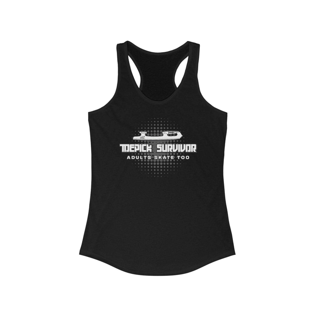 Toepick Survivor Women's Racerback Tank - Adults Skate Too LLC