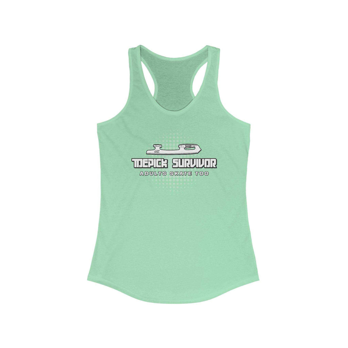 Toepick Survivor Women's Racerback Tank - Adults Skate Too LLC