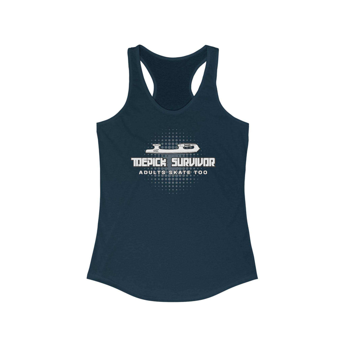 Toepick Survivor Women's Racerback Tank - Adults Skate Too LLC